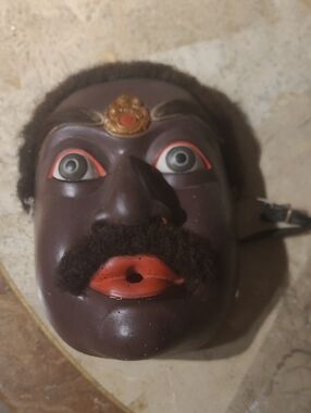 Vintage Hand-carved & Hand Painted Indonesian Balinese Topeng Dance Mask